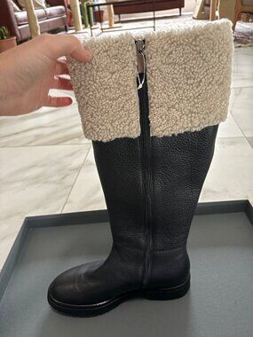 Aquatalia Luxury Knee-High Winter Boots – Made in Italy